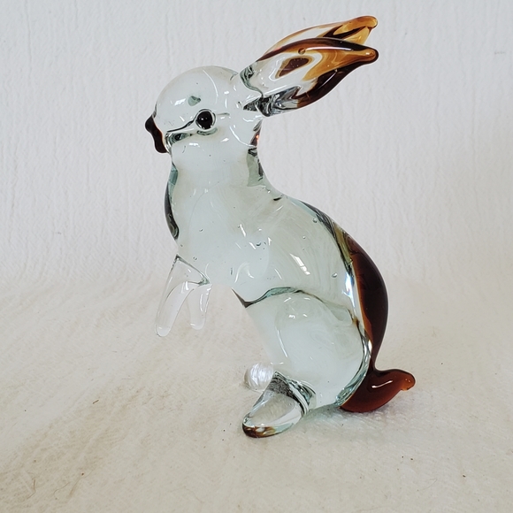 Vintage Blown Glass Rabbit - Picture 2 of 7